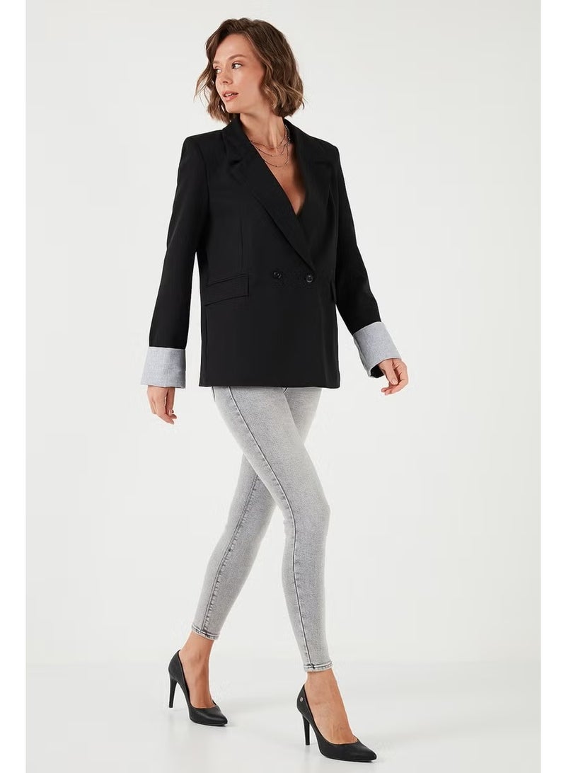 Lela Regular Fit Double Breasted Blazer Jacket Women's Jacket 611BC00025 - Image 1